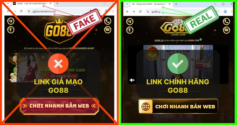 Cách Nhận Biết Nhà Cái Go88 Chính Thức Qua Dịch Vụ Khách Hàng 3 Các tính năng trên trang Go88.com thật hoạt động ổn định, còn trên trang giả Go88.com thường chậm và pop-up liên tục xuất hiện.